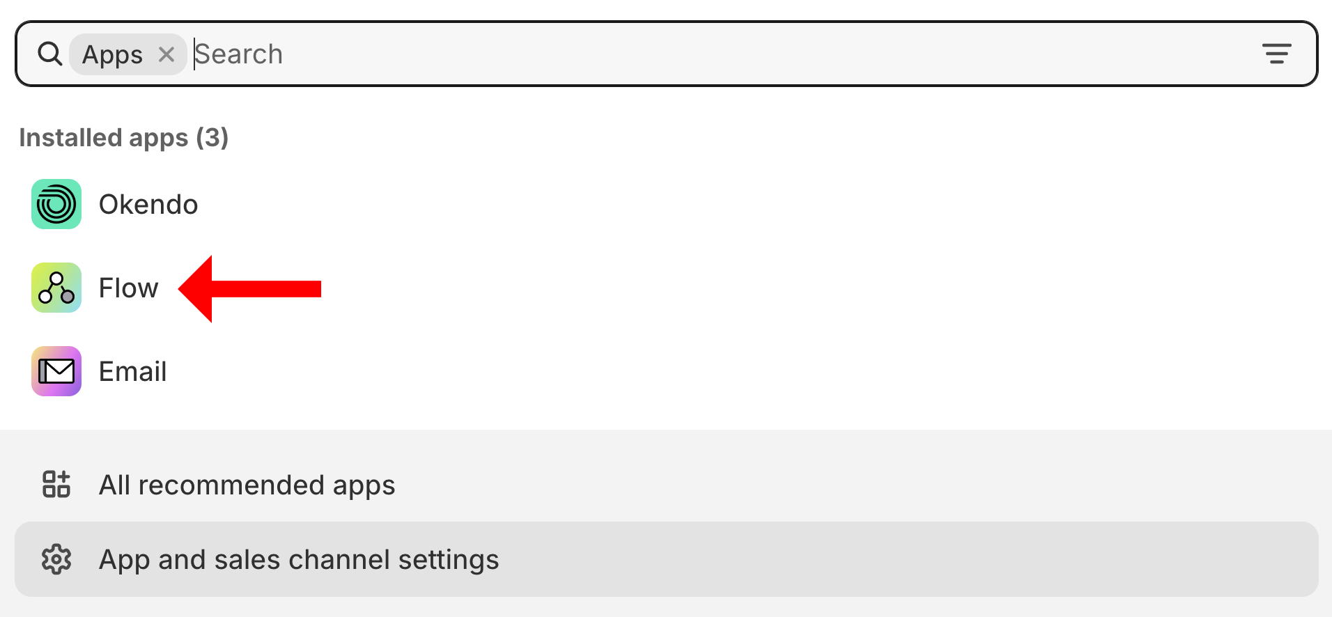 Shopify Flow app in the Shopify admin